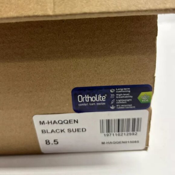 Steve Madden Men’s Haqqen Black Lace-Up Boots, Size 8.5 M